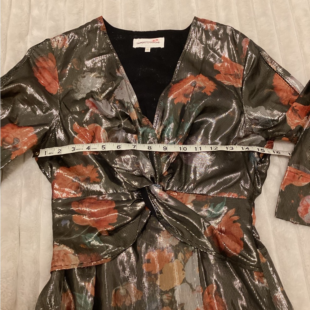 Anthropologie Caballero Deep V-Neck Maxi Dress - Picture 15 of 16